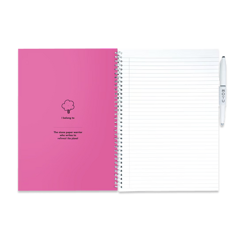 Erasable Notebook A4 - Passion Pink