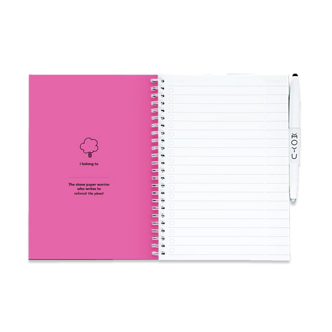 Erasable Notebook A5 - Passion Pink
