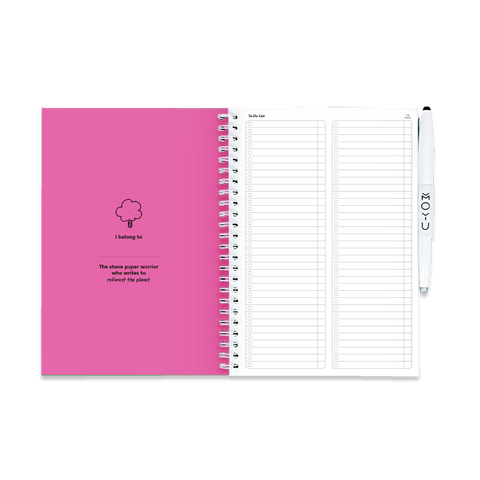Erasable Agenda A5 - Passion Pink