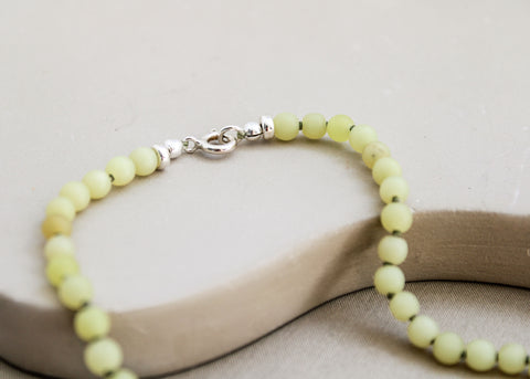 Peridot ketting 'Féline'