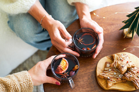 Glühwein | BIO | pouchbag | origineel winter cadeau | Doos met 10 stuks