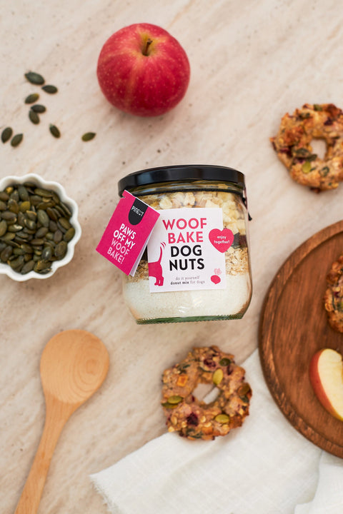 DIY Hondenkoekjes Bakmix | WoofBake | Dognuts | Doos met 8 stuks