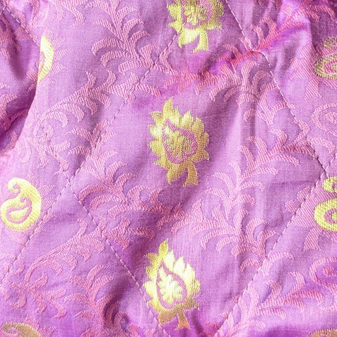 Large colourful upcycled sari box pouches