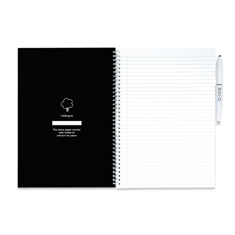 Erasable Notebook A4 - Pitch Black