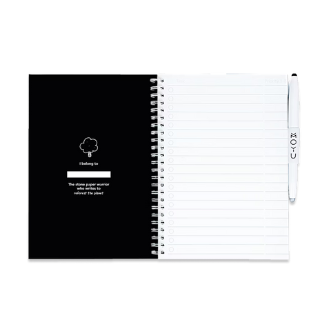 Erasable Notebook A5 - Pitch Black
