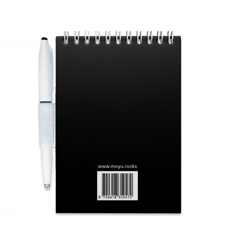 Erasable Notepad A6 - Pitch Black