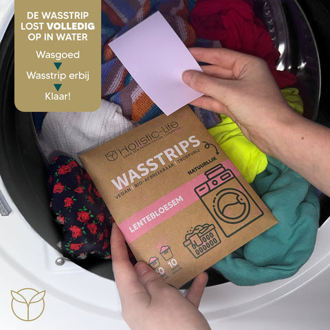 Plasticvrije wasstrips en wasdoekjes, een slimme keuze voor duurzaam wassen.