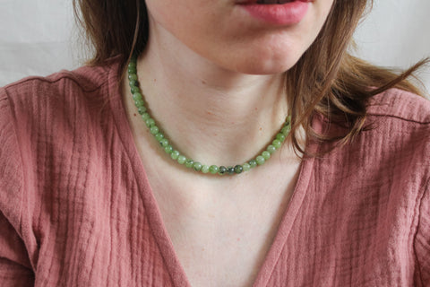 'Mabel' Prehniet Ketting