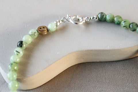 'Mabel' Prehniet Ketting