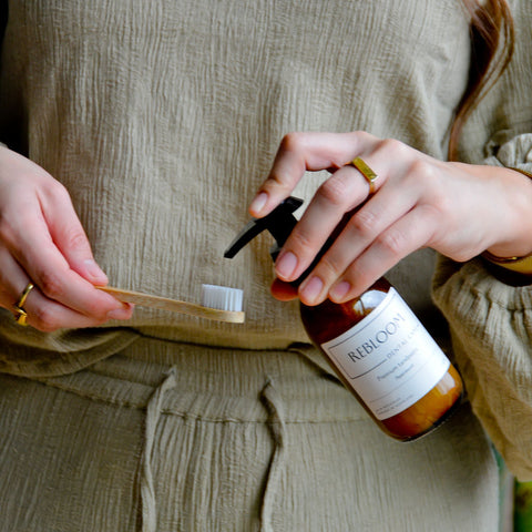 Self-care pakket - premium tandpasta pepermunt + tandenborstel