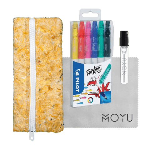 recycled-pencil-case-yellow-with-markers-spray-cloth