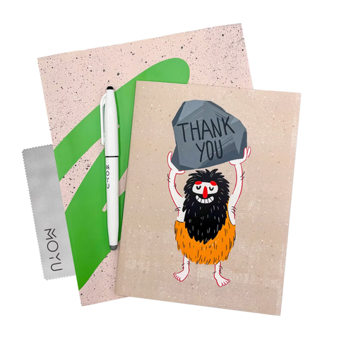 Caveman – Reusable Thank You Card