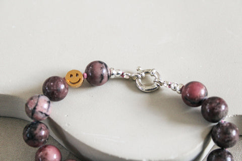 'Julie' Rhodoniet Armband