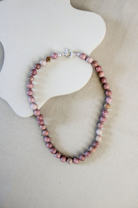 'Ella' Rhodoniet Ketting