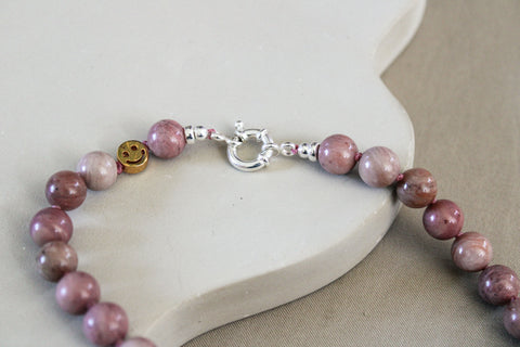 'Ella' Rhodoniet Ketting