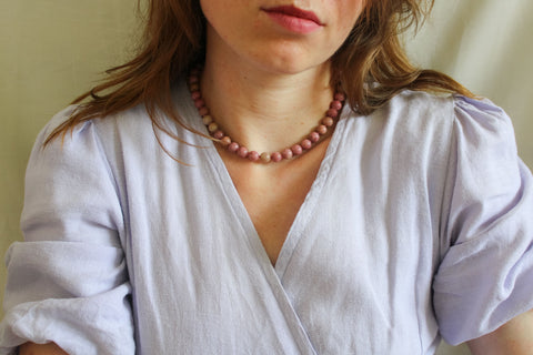 'Ella' Rhodoniet Ketting