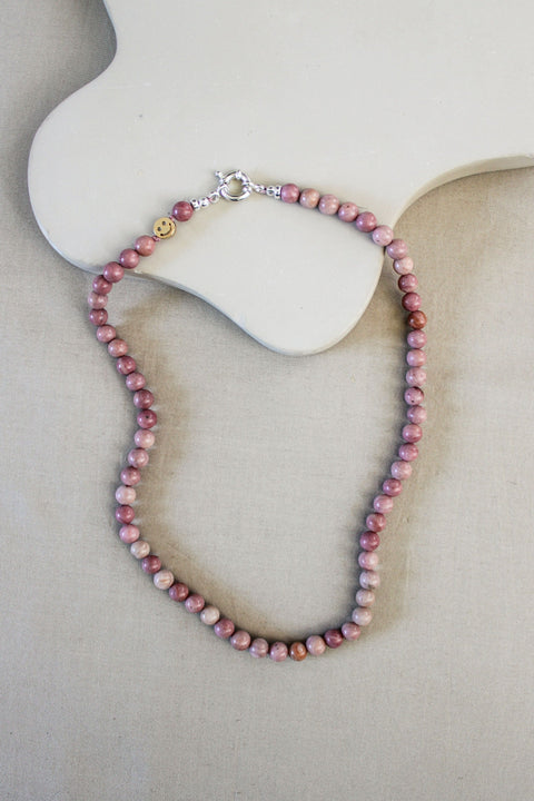 'Mabel' Rhodoniet Ketting