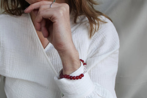 'Claire' Ruby in Zoisite Bracelet