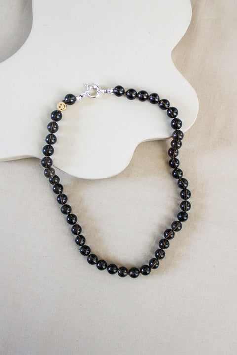 'Ella' Rookkwarts Ketting