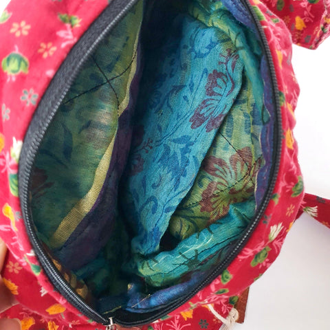 Round sari shoulder bag - Shakti.ism | शक्तिवाद