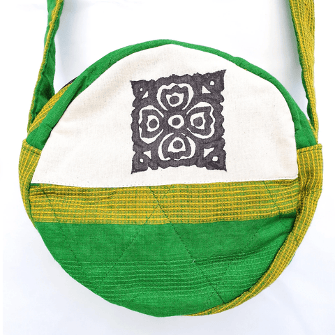 Round sari shoulder bag - Shakti.ism | शक्तिवाद
