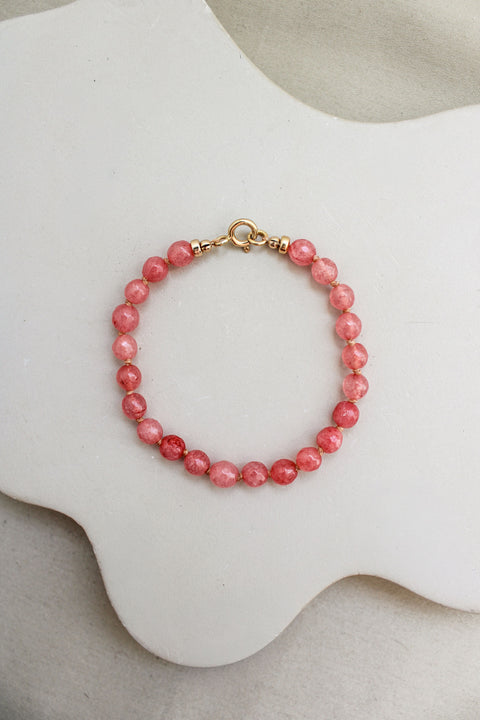 Chalcedoon armband 'Meva'