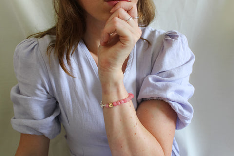 'Claire' Roze Opaal Armband II