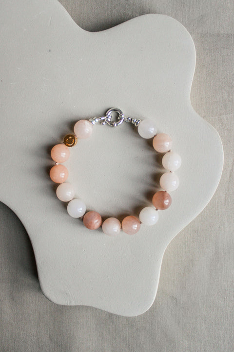 'Ava' Roze Aventurijn Armband