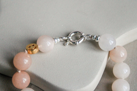 'Ava' Roze Aventurijn Armband