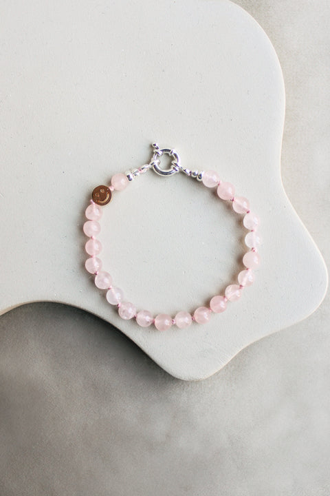 'Tina' Rozenkwarts Armband