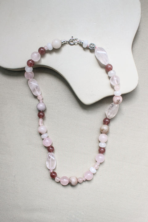 Edelsteen ketting 'Thalia'