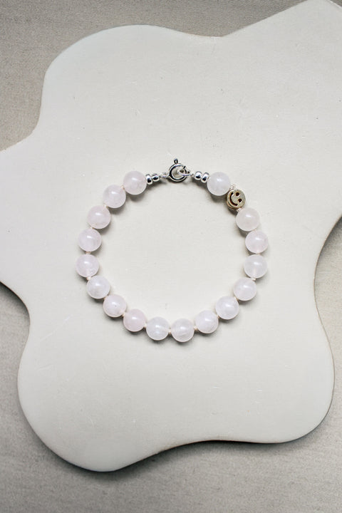 Rozenkwarts armband 'Emma'