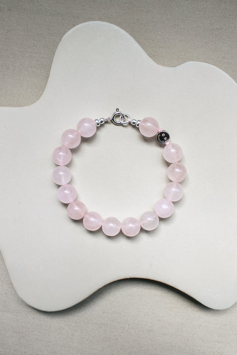Rozenkwarts armband 'Josie'