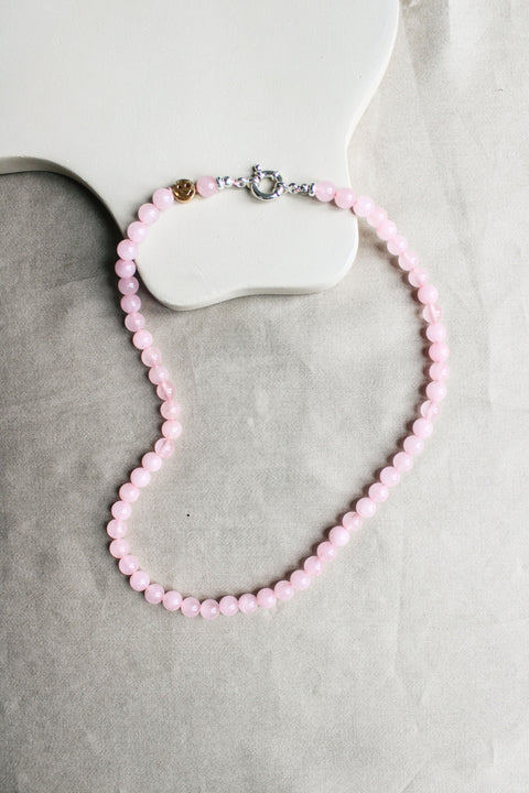 'Mabel' Rozenkwarts Ketting