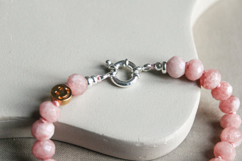 'Claire' Roze Opaal Armband