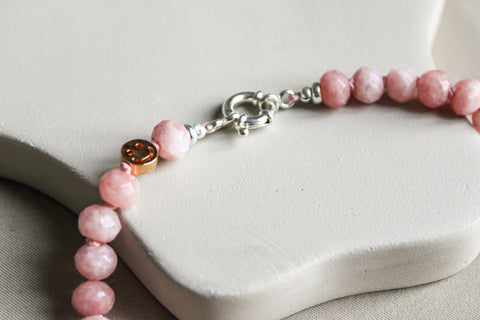 'Claire' Roze Opaal Ketting