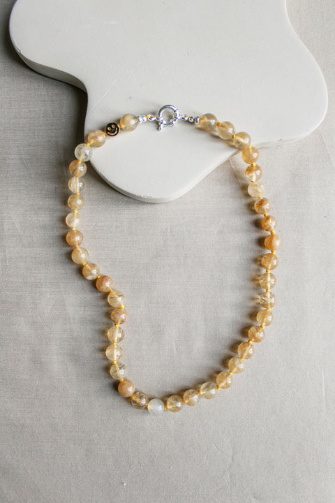 'Ella' Rutielkwarts Ketting