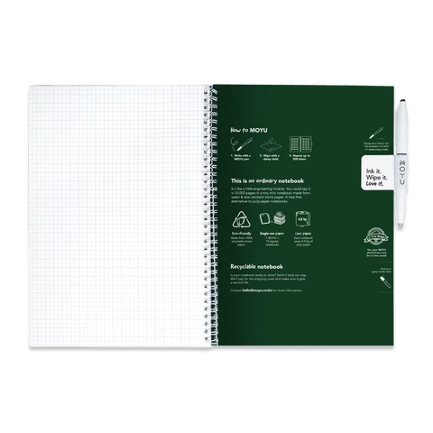 Erasable Notebook A4 - Safari Nights