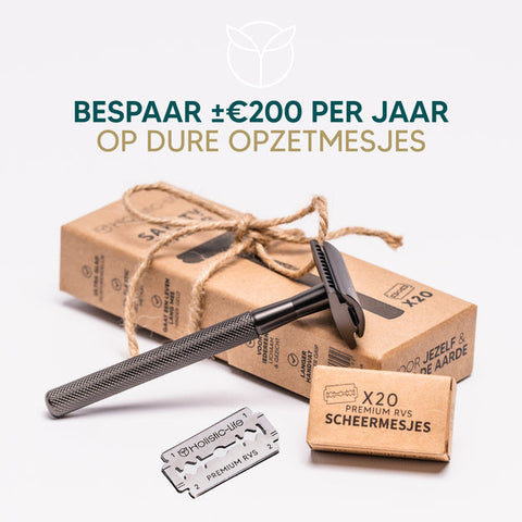 Zero waste Safety Razor, een milieuvriendelijk alternatief voor wegwerpscheermesjes.