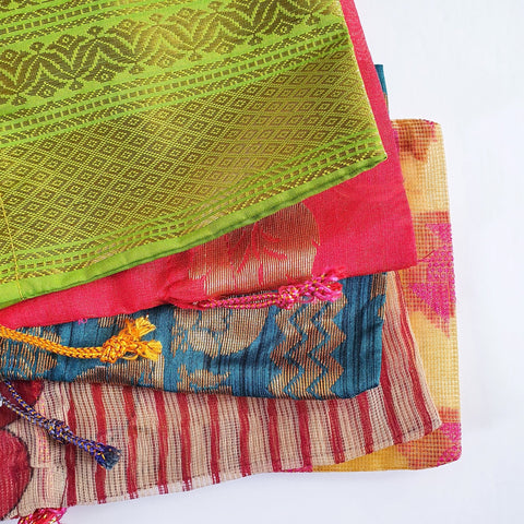 Sari gift bags with drawstring - Shakti.ism | शक्तिवाद