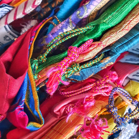 Sari gift bags with drawstring - Shakti.ism | शक्तिवाद