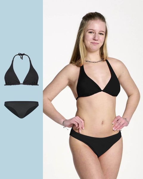 zwemkleding set | zwart | meiden