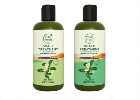 PETAL FRESH Vegan Shampoo & Conditioner Tea Tree Set  (2 x 475ml)