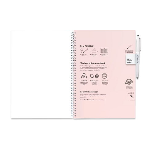 Erasable School Notebook A4 – Blank Pages