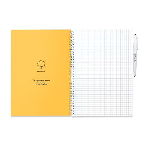 Erasable School Notebook A4 – Grid Pages