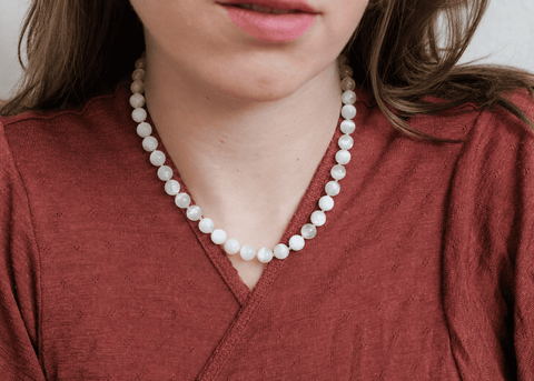 Seleniet ketting 'Emma'