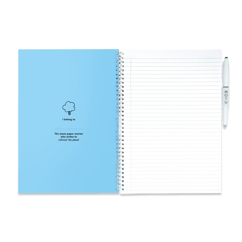 Erasable Notebook A4 - Sky Blue