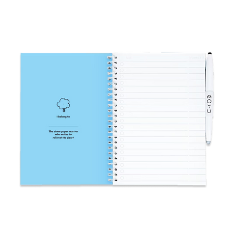 Erasable Notebook A5 - Sky Blue