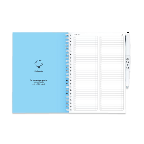 Erasable Agenda A5 - Sky Blue