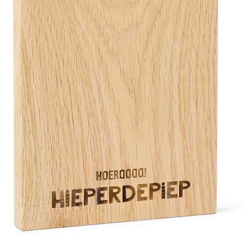 Shelf with your own text Hieperdepiep Oak FSC 100%